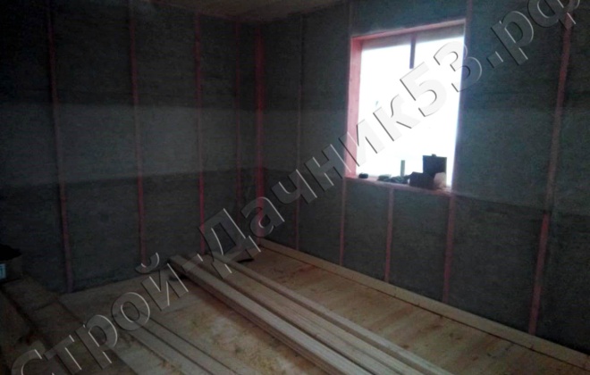 3 Каркасно-щитовой дом 6×6, 60 м², Ленинградская обл., Деревня Моршагино (5)